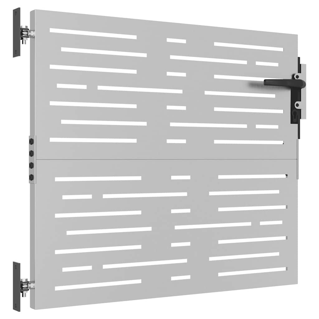 Hageport 85x100 cm cortenstål firkantet design