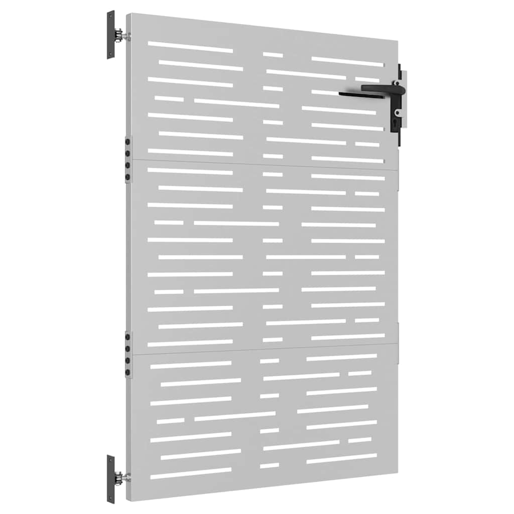 Hageport 85x150 cm cortenstål firkantet design