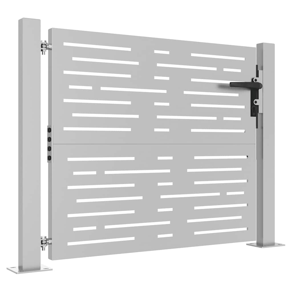 Hageport 100x100 cm cortenstål firkantet design