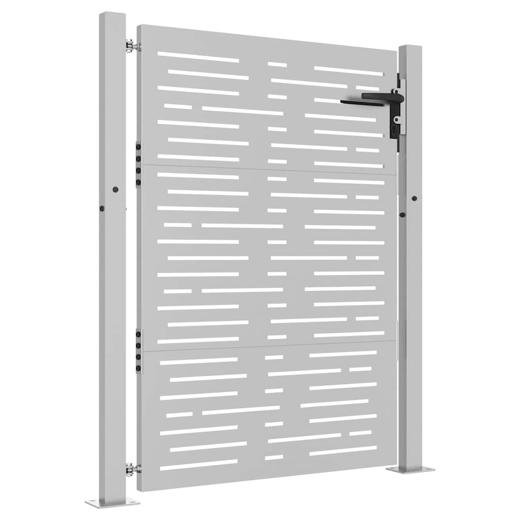 Hageport 100x150 cm cortenstål firkantet design