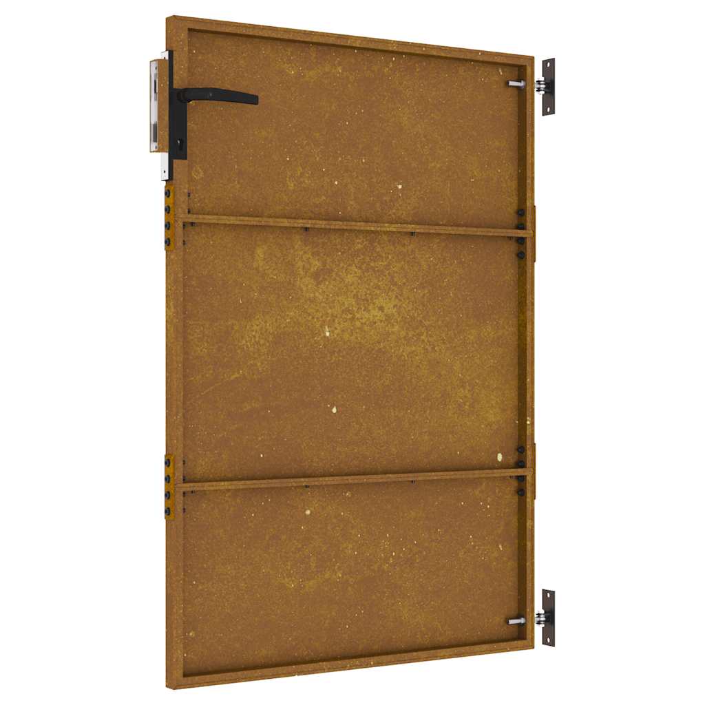 Hageport 85x125 cm cortenstål
