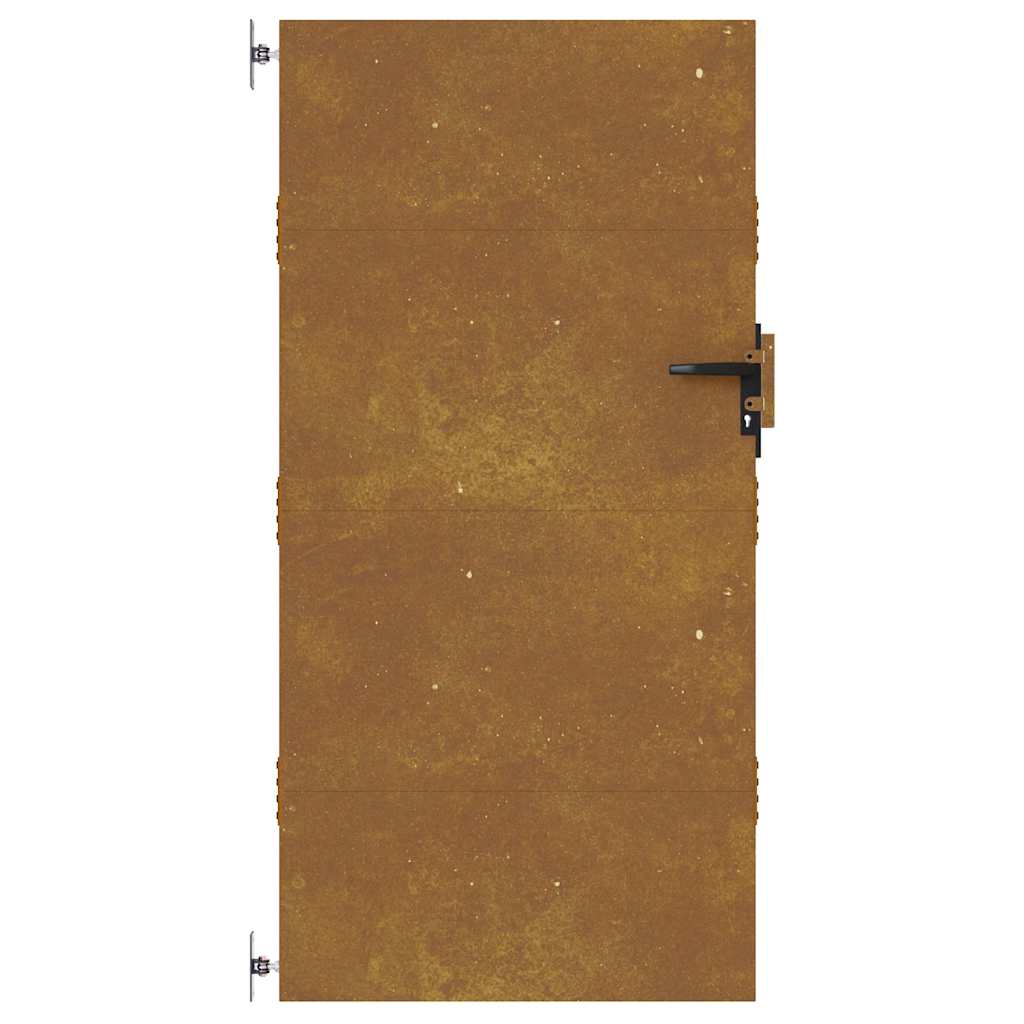 Hageport 85x175 cm cortenstål