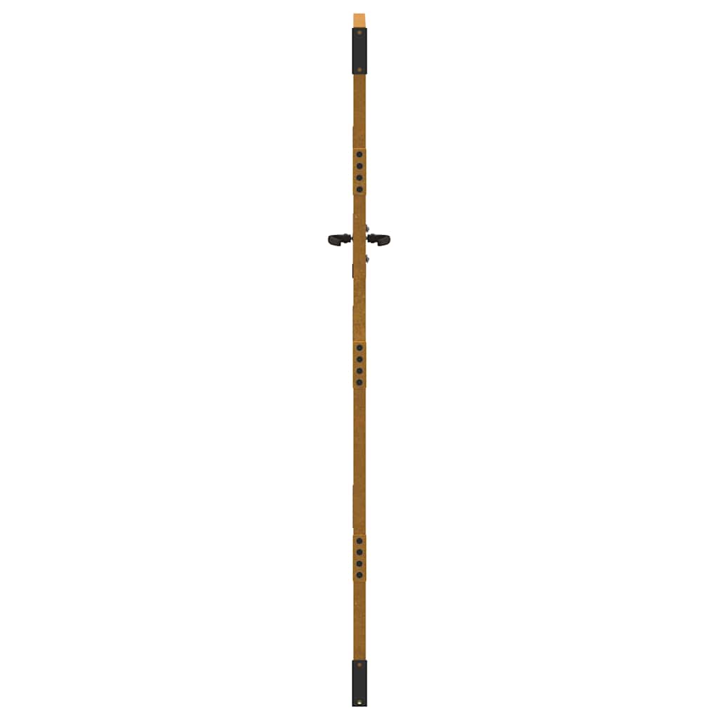 Hageport 85x175 cm cortenstål