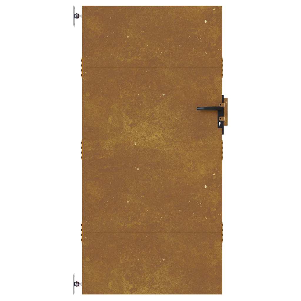 Hageport 85x200 cm cortenstål