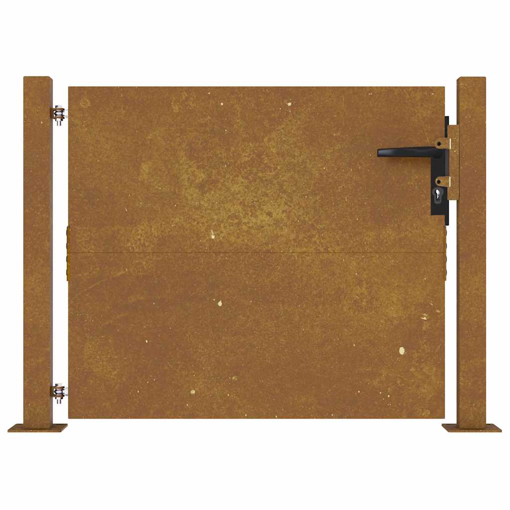 Hageport 100x75 cm cortenstål