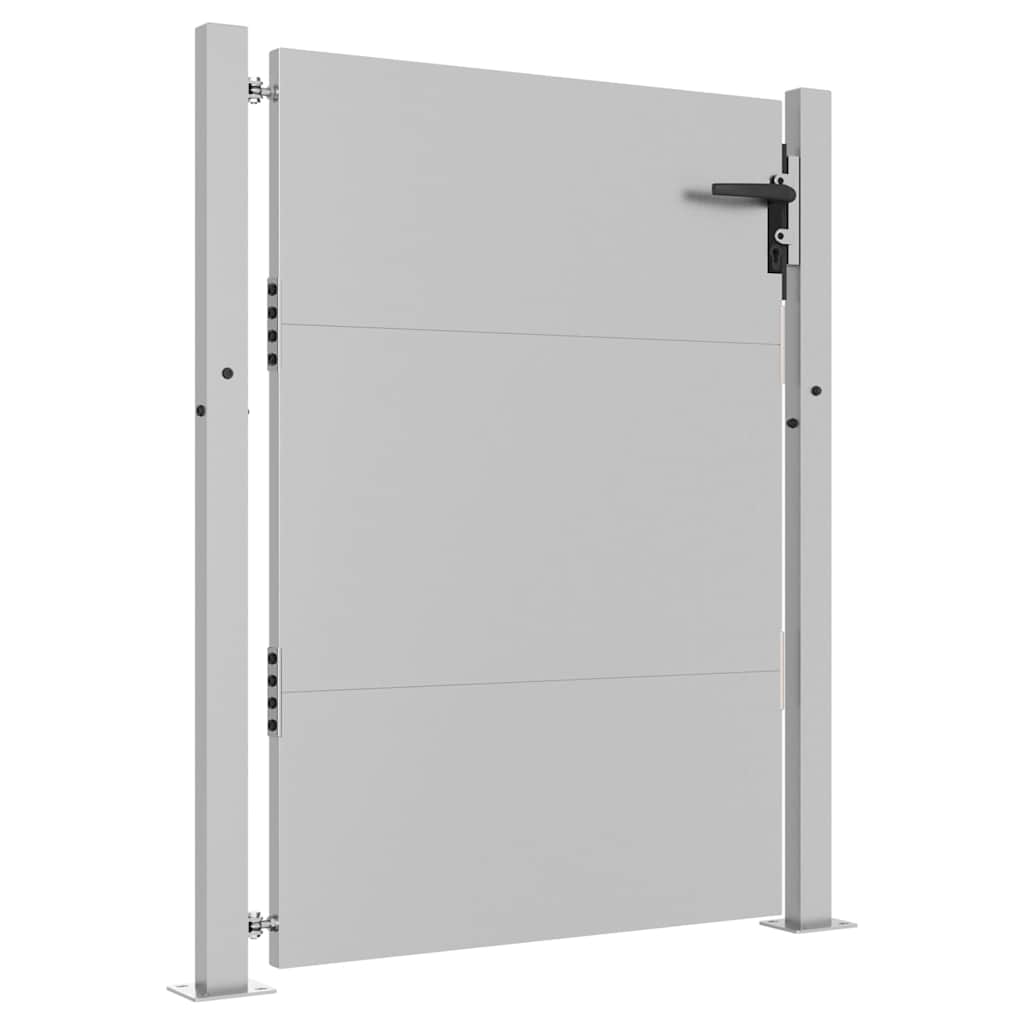 Hageport 100x125 cm cortenstål
