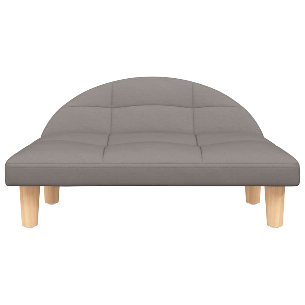 Hundeseng Taupe 70x52x30 cm Stoff