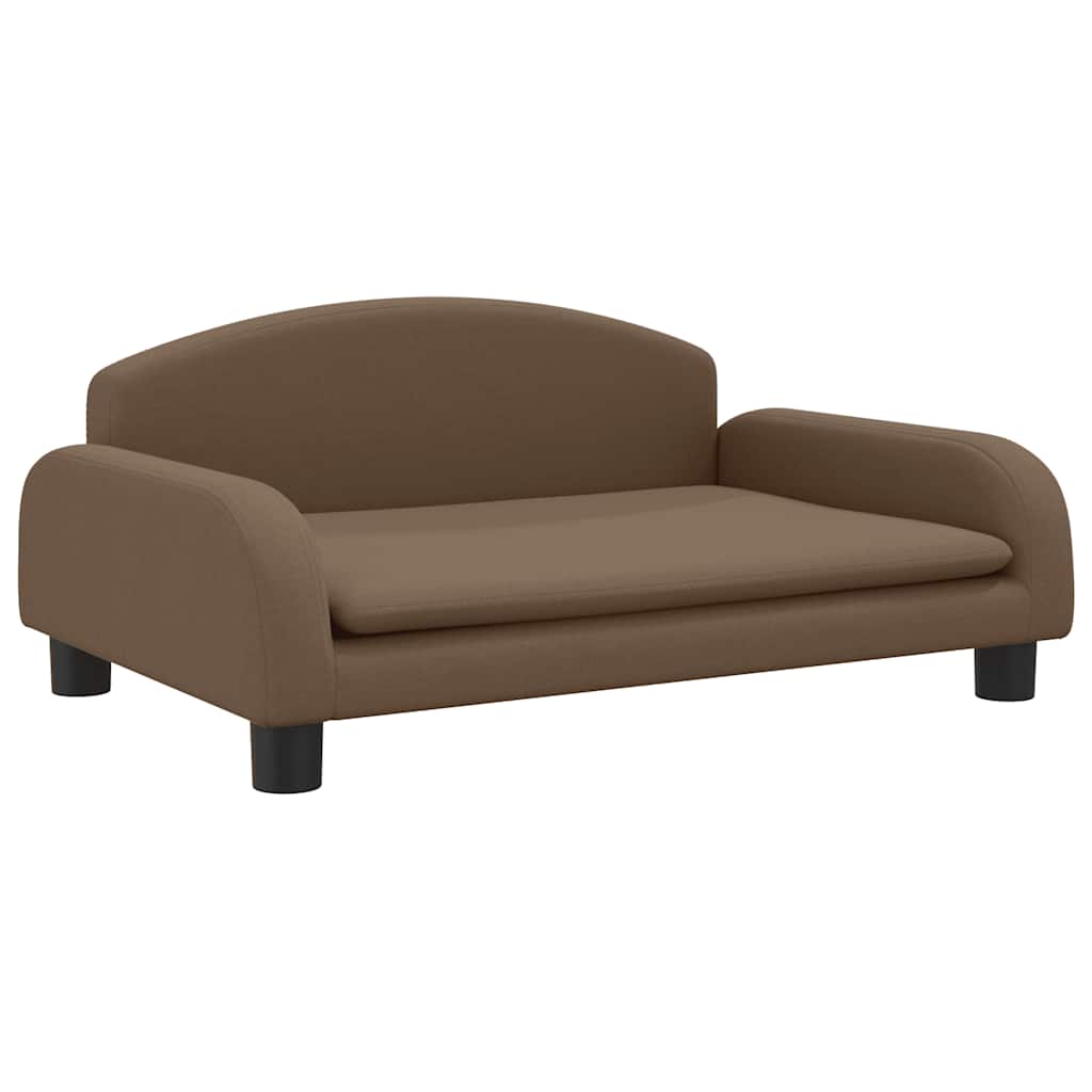 Hundeseng brun 70x45x30 cm stoff