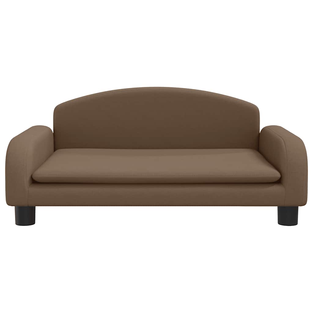 Hundeseng brun 70x45x30 cm stoff