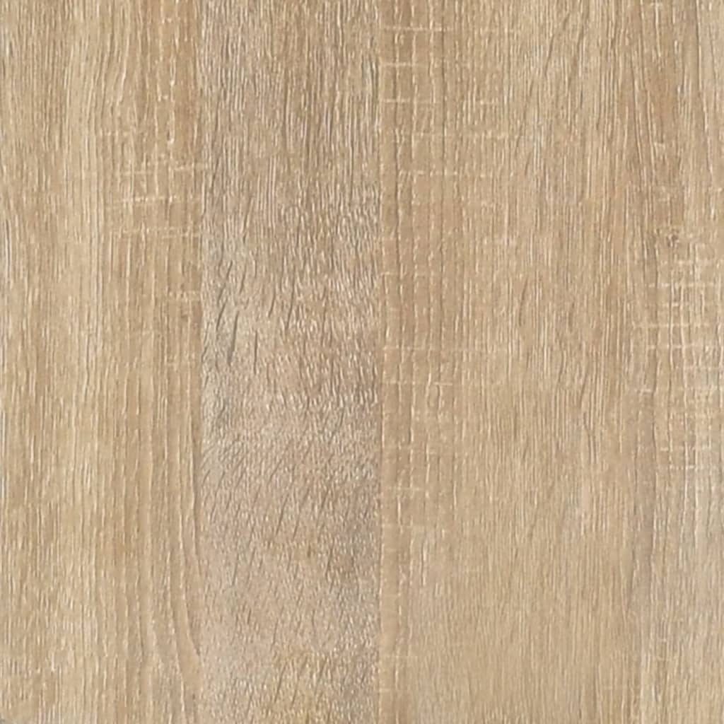 Skjenk sonoma eik 80x33x70 cm konstruert tre vidaXL