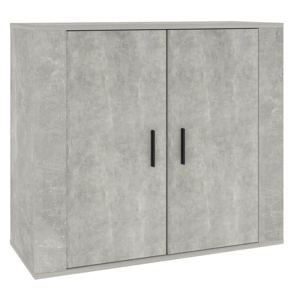 Skjenk betonggrå 80x33x70 cm konstruert tre vidaXL
