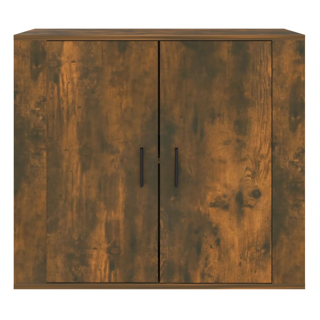 Skjenk røkt eik 80x33x70 cm konstruert tre vidaXL
