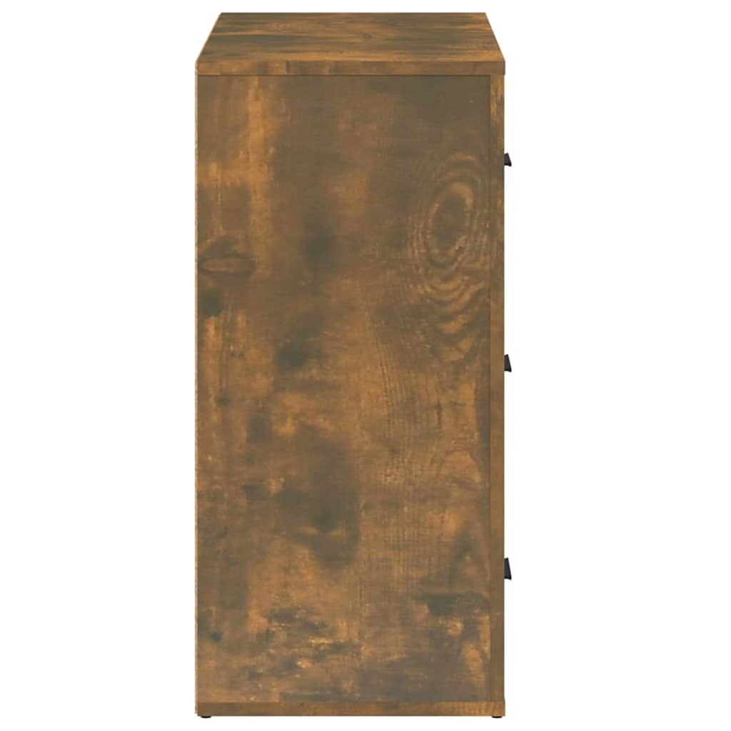 Skjenk røkt eik 80x33x70 cm konstruert tre