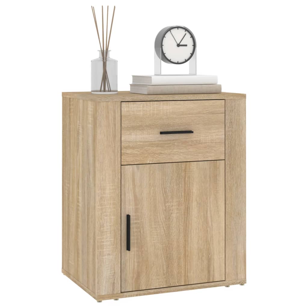 Nattbord sonoma eik 50x36x60 cm konstruert tre