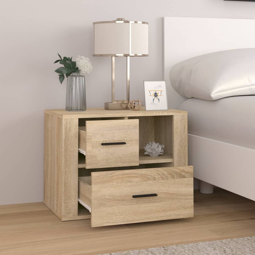 Nattbord sonoma eik 60x36x45 cm konstruert tre