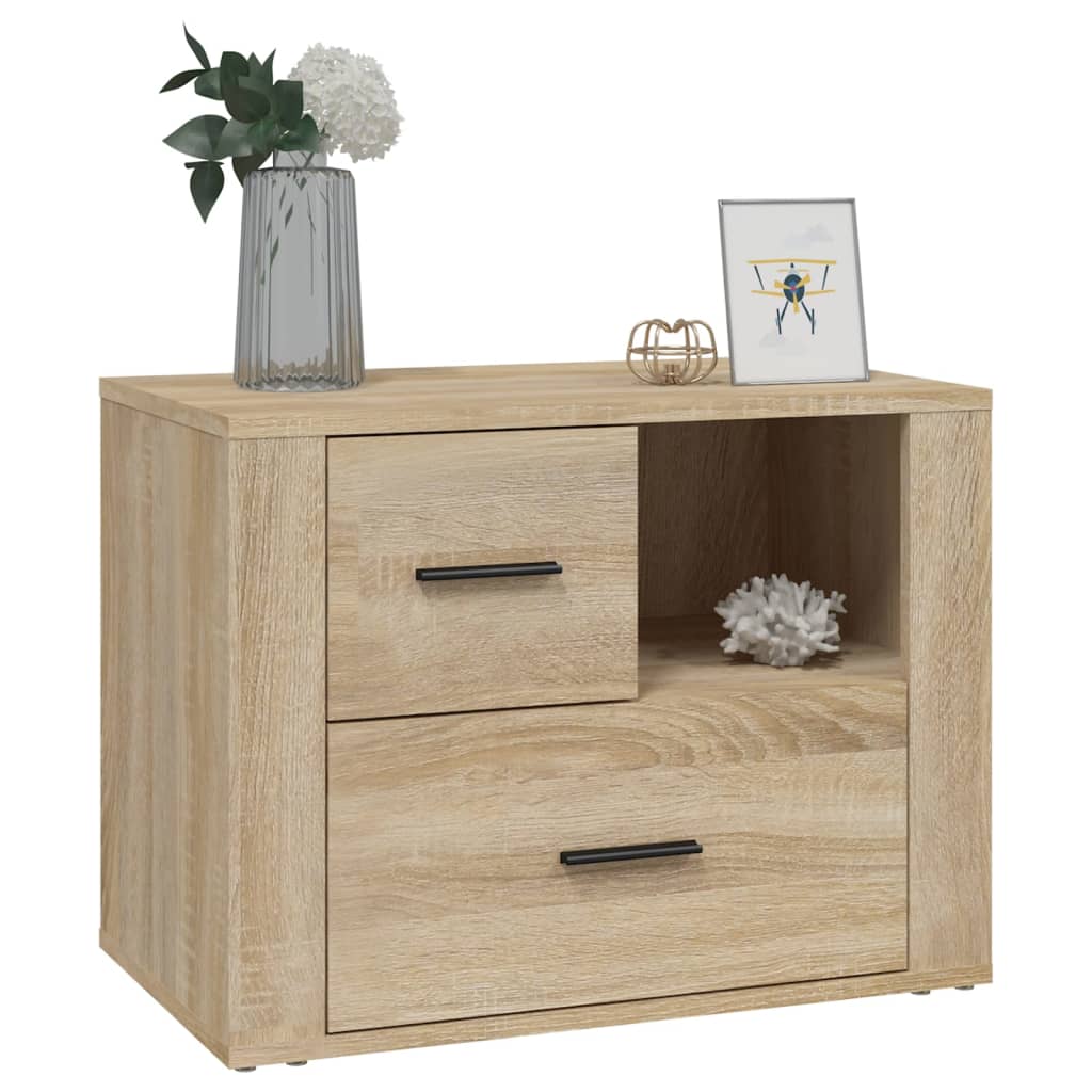 Nattbord sonoma eik 60x36x45 cm konstruert tre