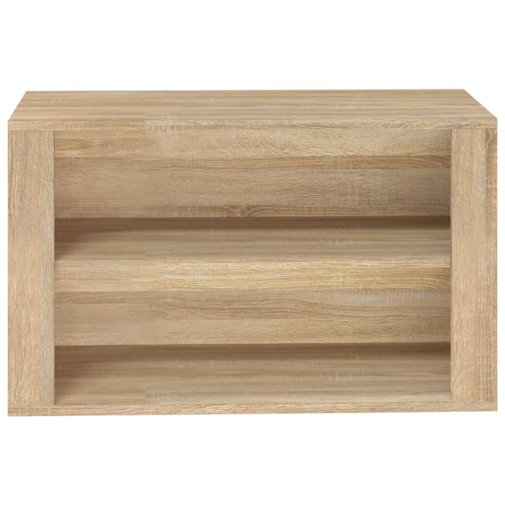 Skohylle sonoma eik 75x35x45 cm konstruert tre