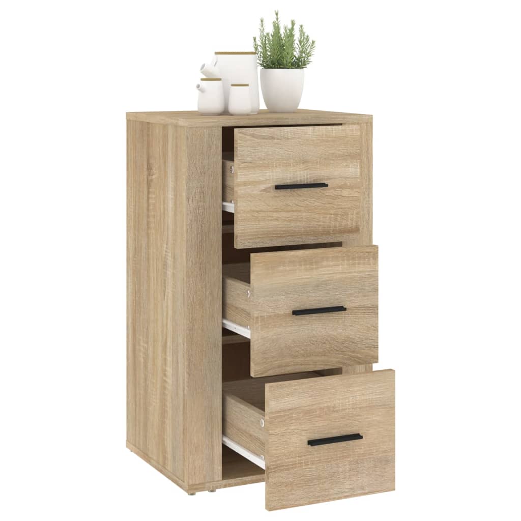 Skjenk sonoma eik 40x33x70 cm konstruert tre