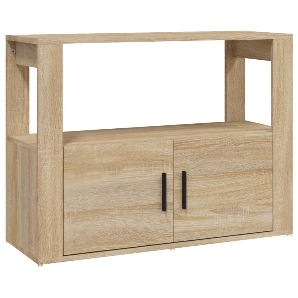 Skjenk sonoma eik 80x30x60 cm konstruert tre