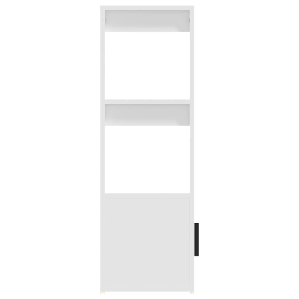 Skjenk hvit 80x30x90 cm konstruert tre