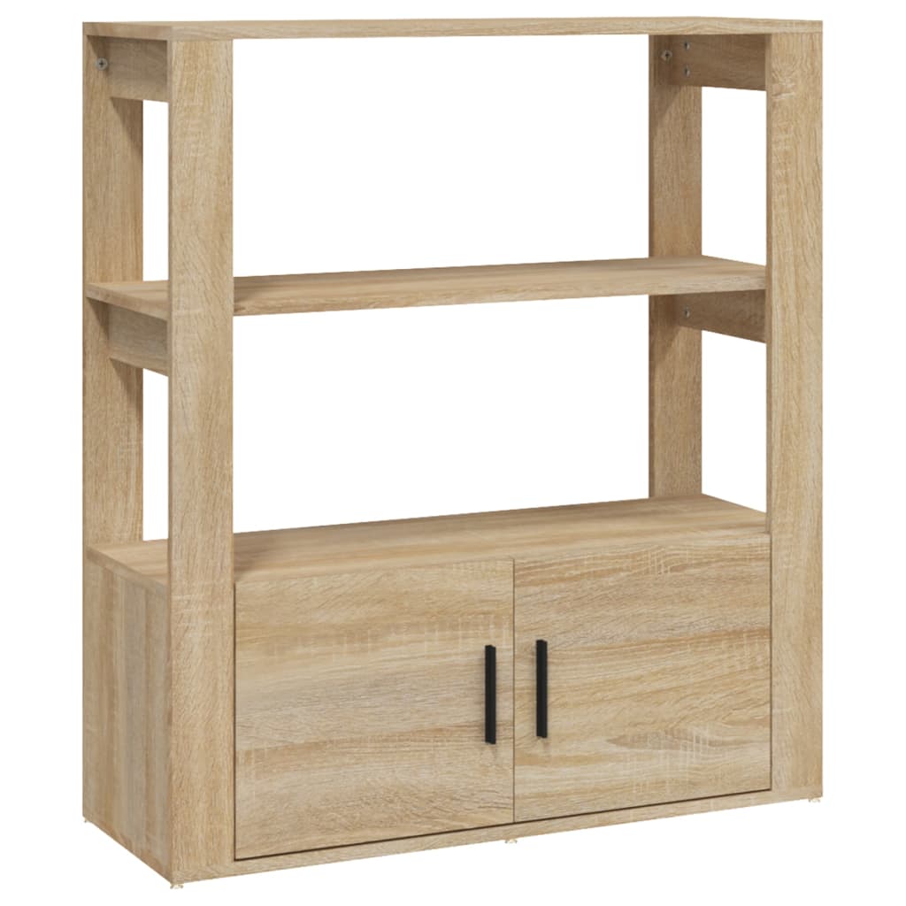 Skjenk sonoma eik 80x30x90 cm konstruert tre