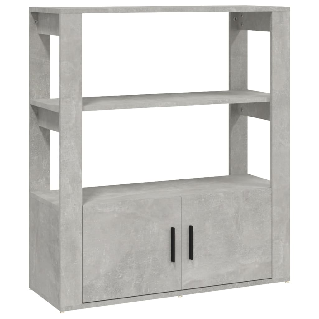 Skjenk betonggrå 80x30x90 cm konstruert tre