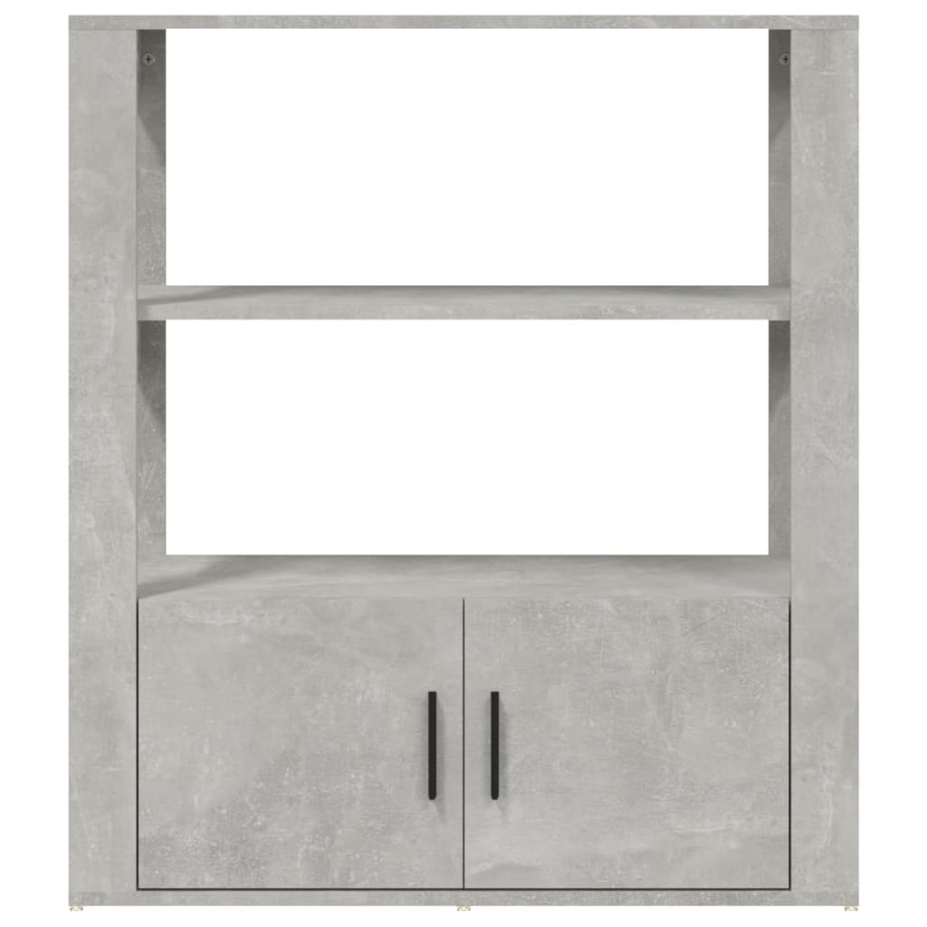 Skjenk betonggrå 80x30x90 cm konstruert tre