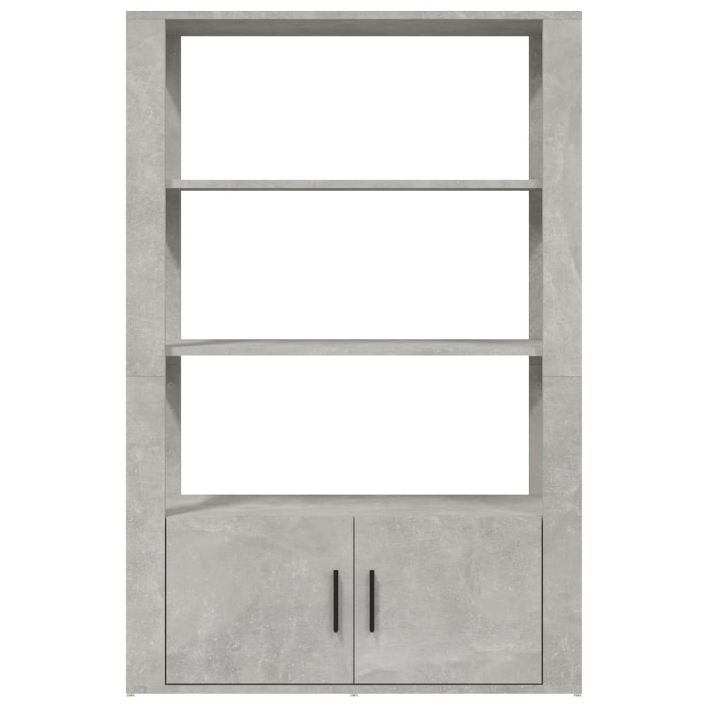 Skjenk betonggrå 80x30x119,5 cm konstruert tre