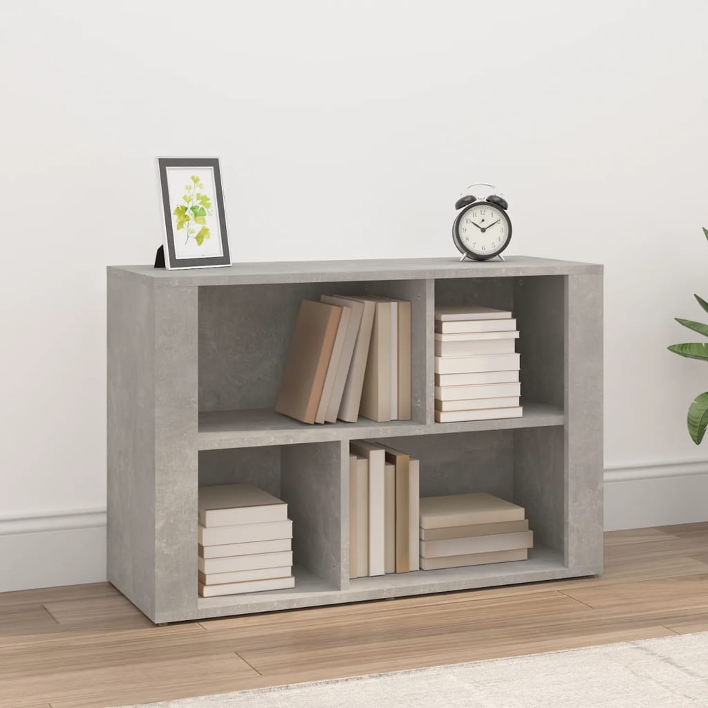 Skjenk betonggrå 80x30x54 cm konstruert tre