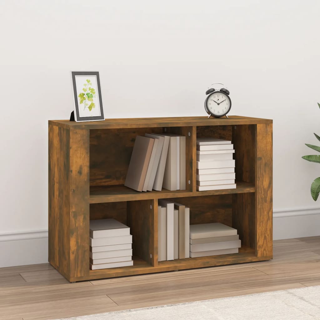 Skjenk røkt eik 80x30x54 cm konstruert tre vidaXL