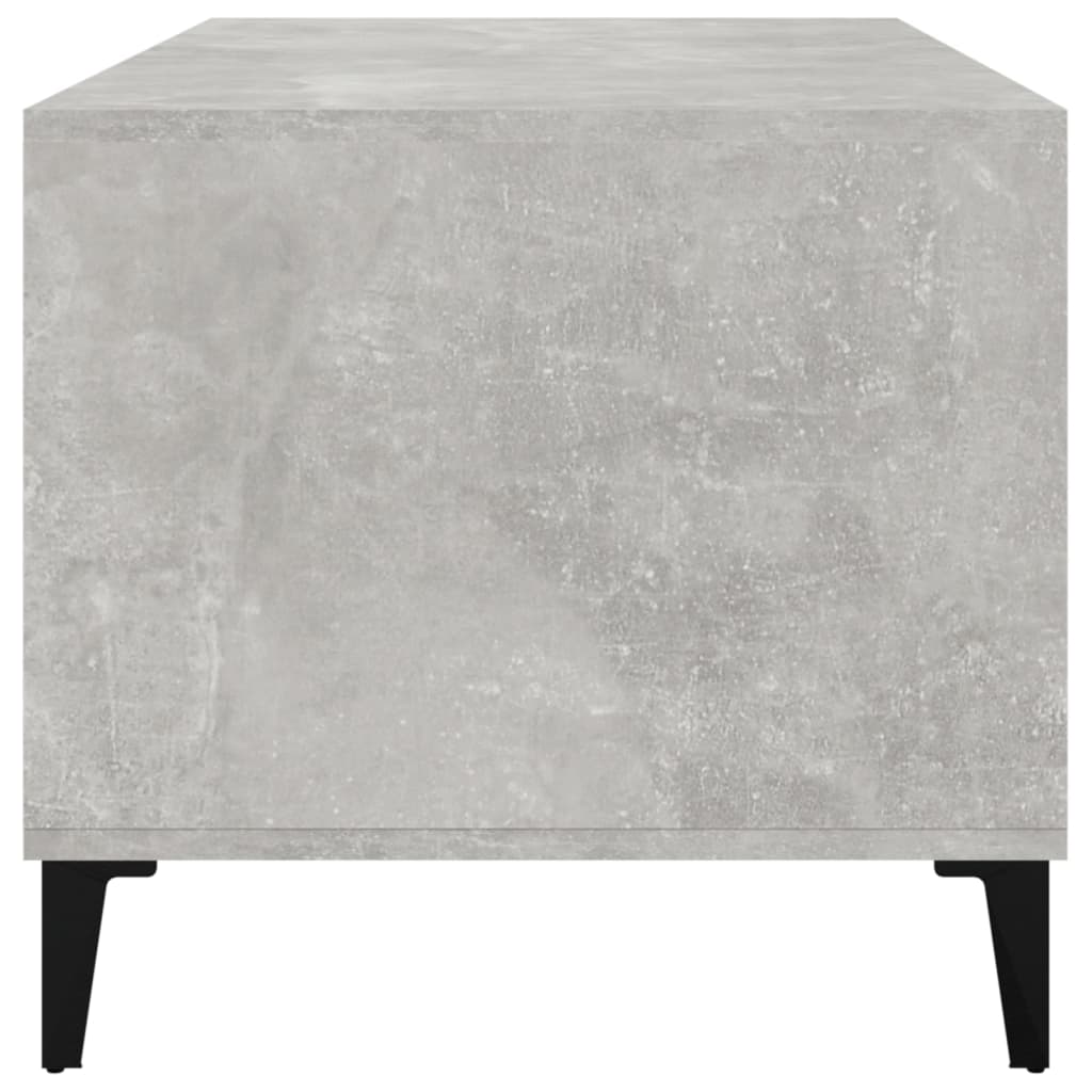 Salongbord betonggrå 90x49x45 cm konstruert tre