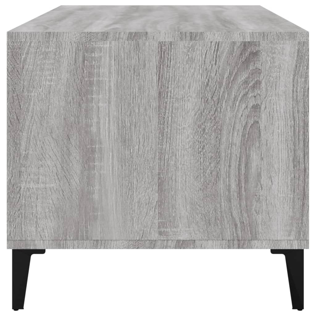 Salongbord grå sonoma 90x49x45 cm konstruert tre