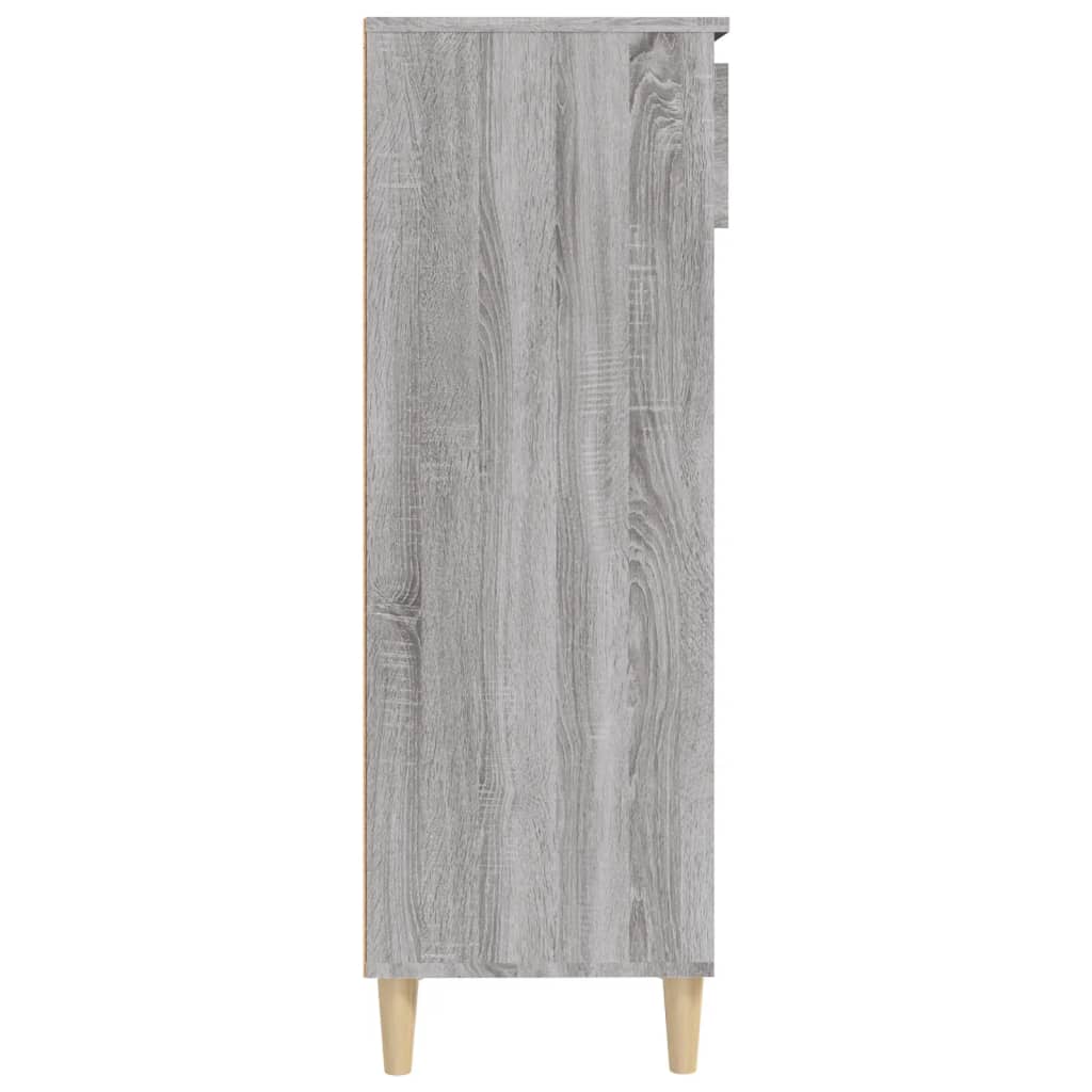 Skoskap grå sonoma 40x36x105 cm konstruert tre
