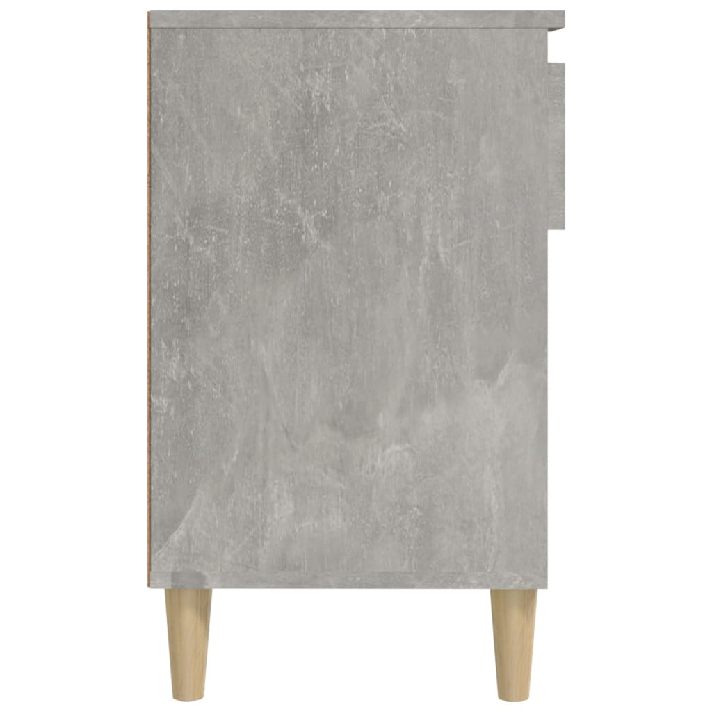 Skoskap betonggrå 102x36x60 cm konstruert tre