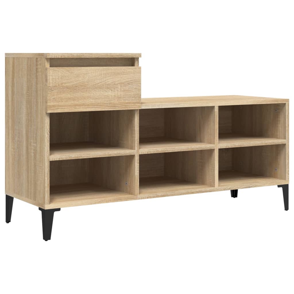 Skoskap sonoma eik 102x36x60 cm konstruert tre