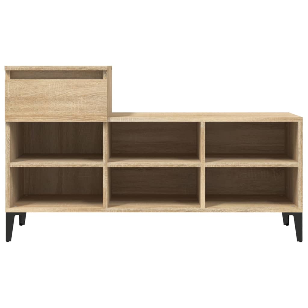 Skoskap sonoma eik 102x36x60 cm konstruert tre