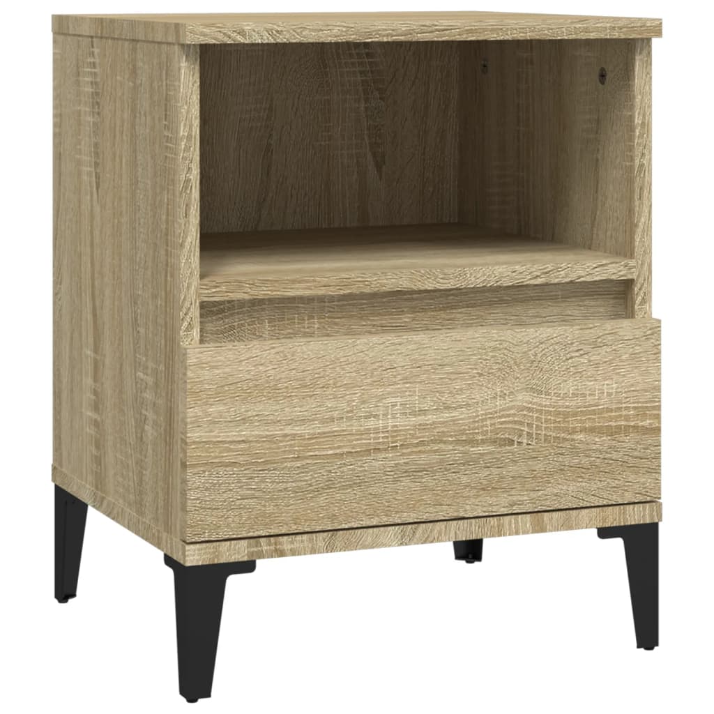 Nattbord sonoma eik 40x35x50 cm vidaXL