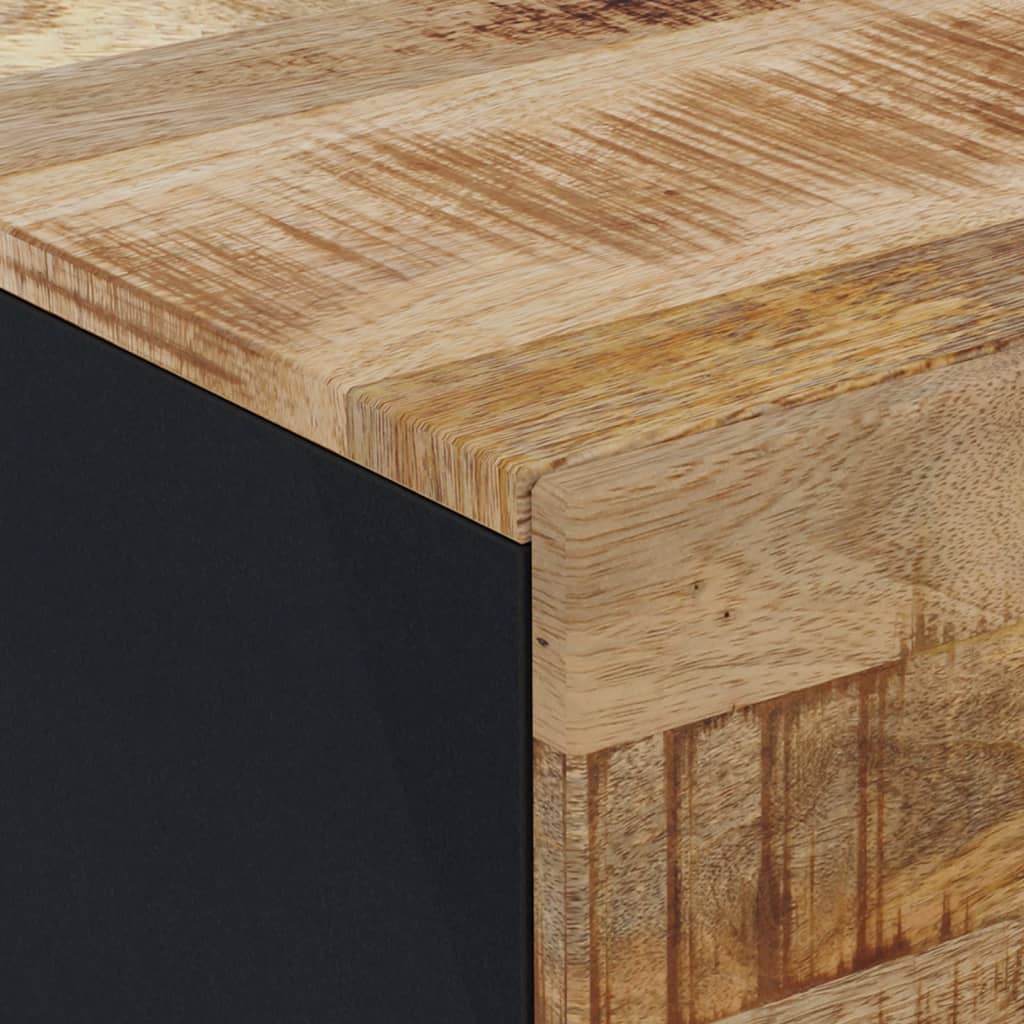 Skjenker 2 stk 60x33x75 cm grovt mangotre