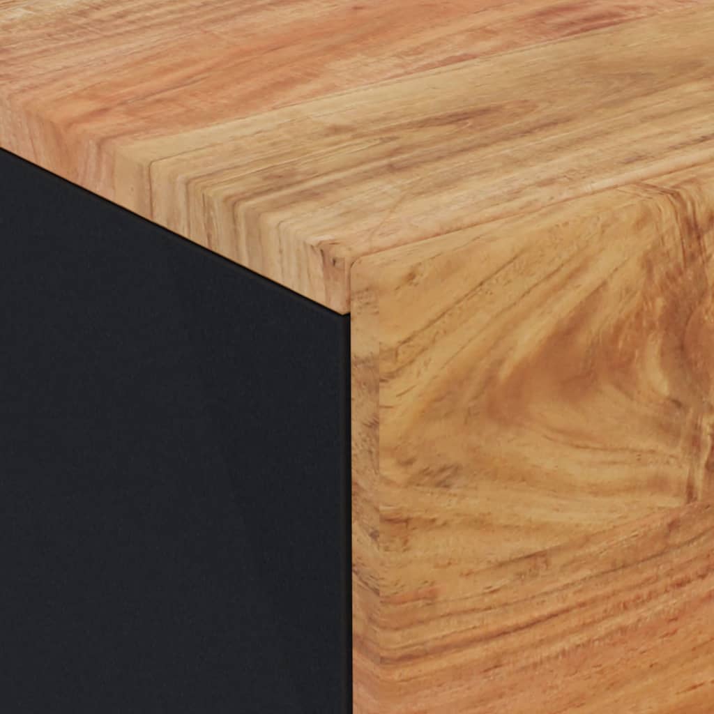 Skjenker 2 stk 60x33x75 cm heltre akasie