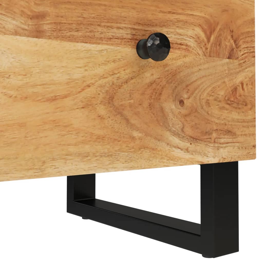 Skjenker 2 stk 60x33x75 cm heltre akasie