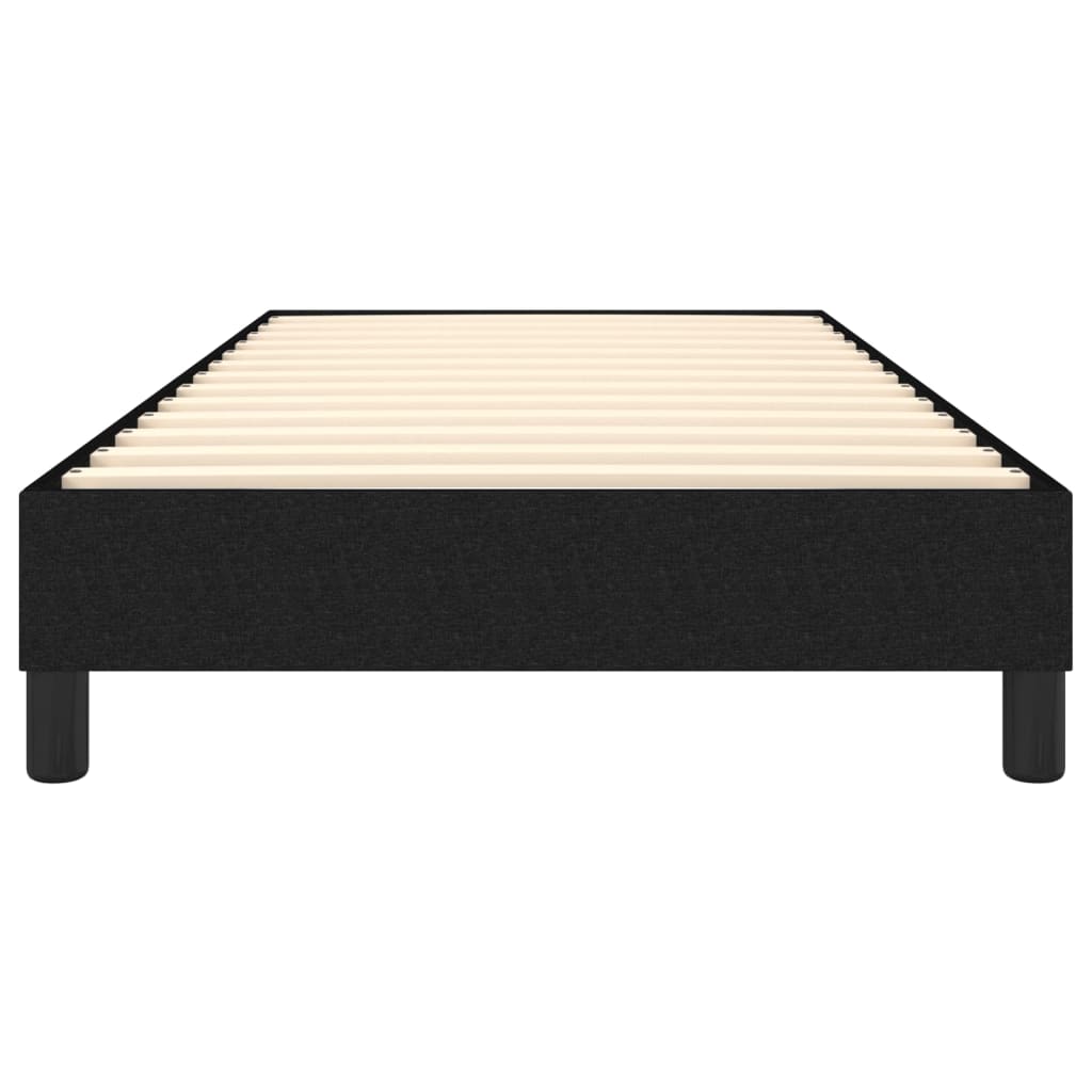 Boxspring-sengeramme svart 90x190 cm Single stoff