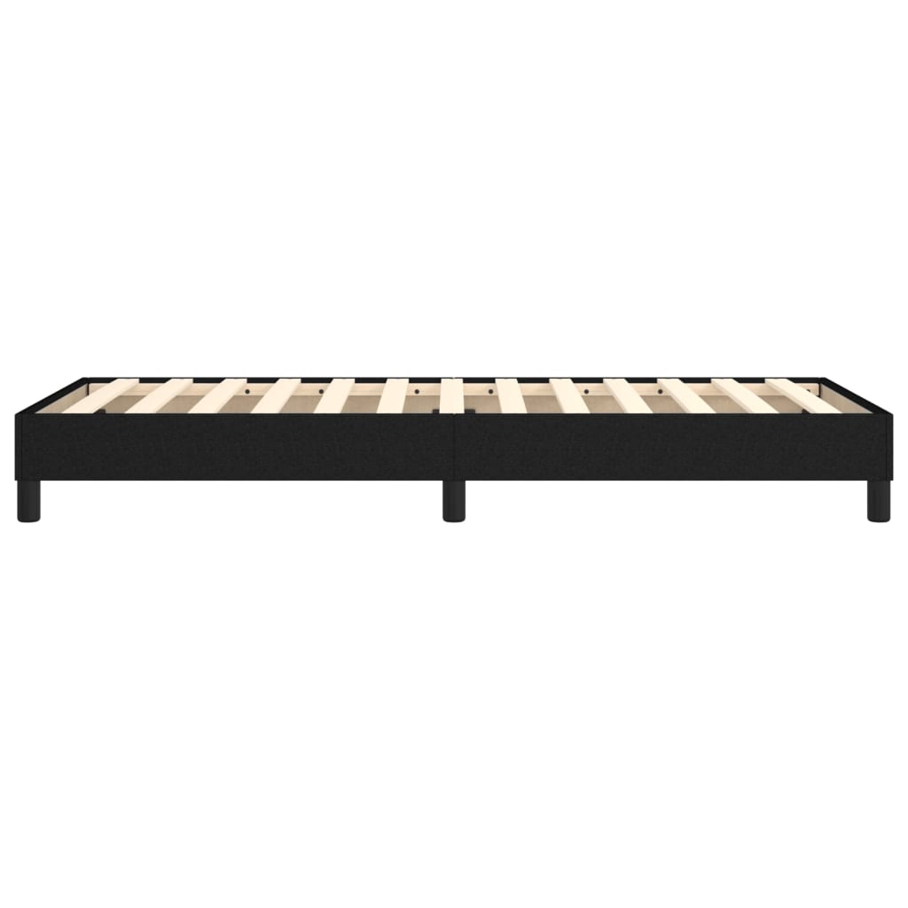 Boxspring-sengeramme svart 90x190 cm Single stoff