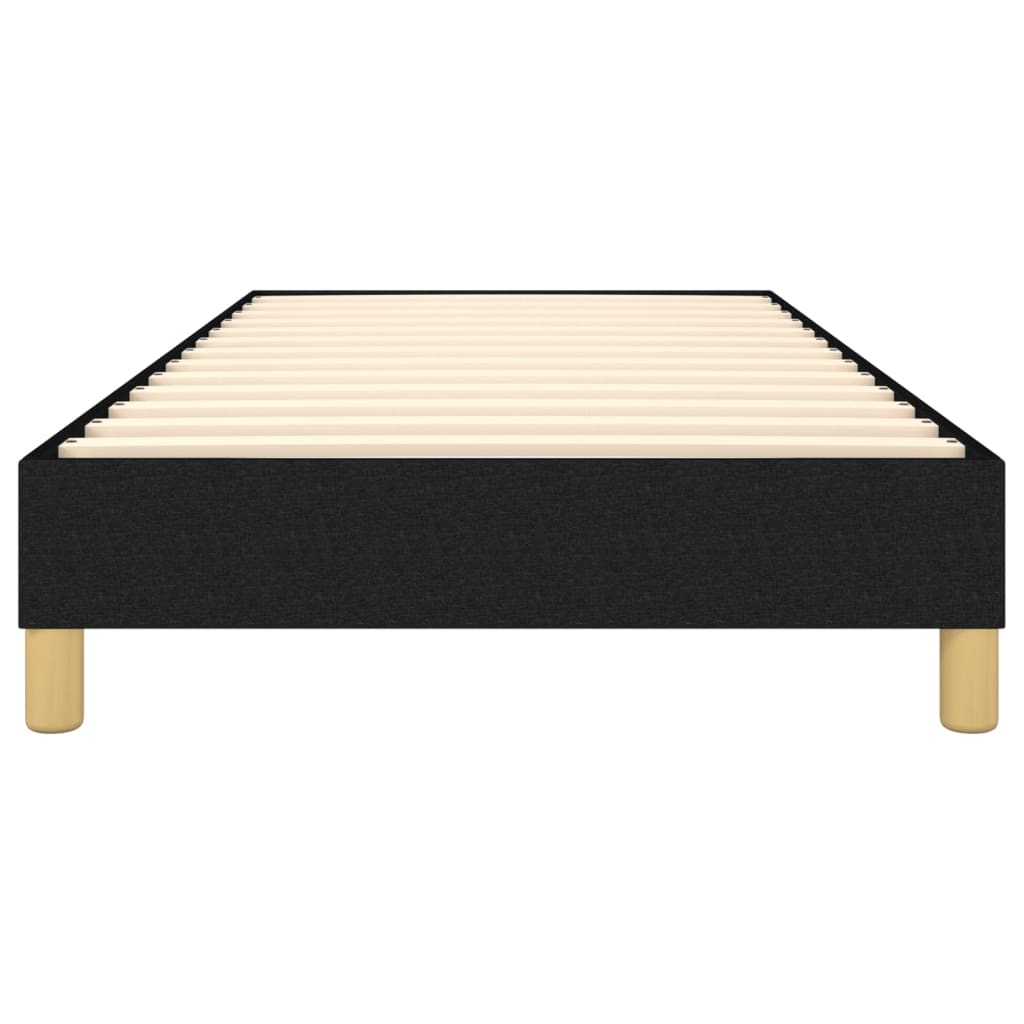 Boxspring-sengeramme svart 90x190 cm Single stoff