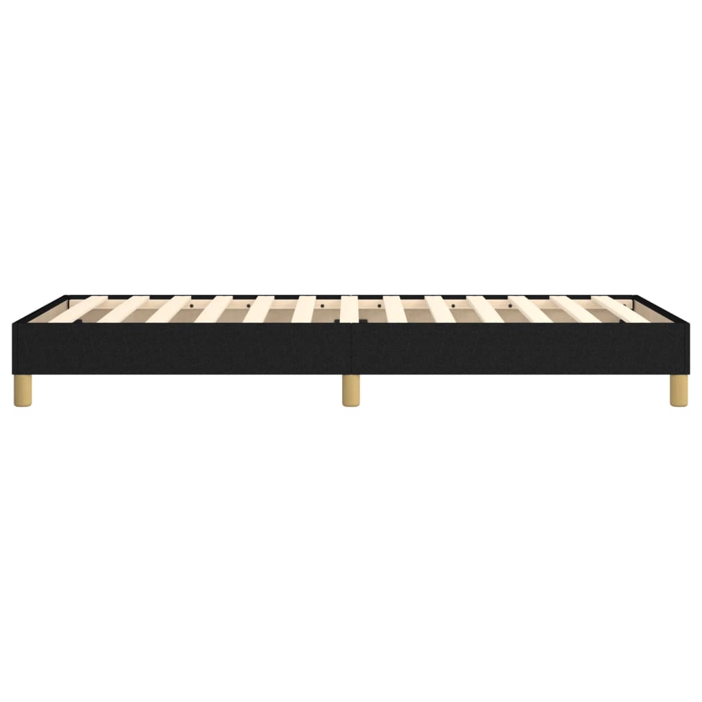 Boxspring-sengeramme svart 90x190 cm Single stoff