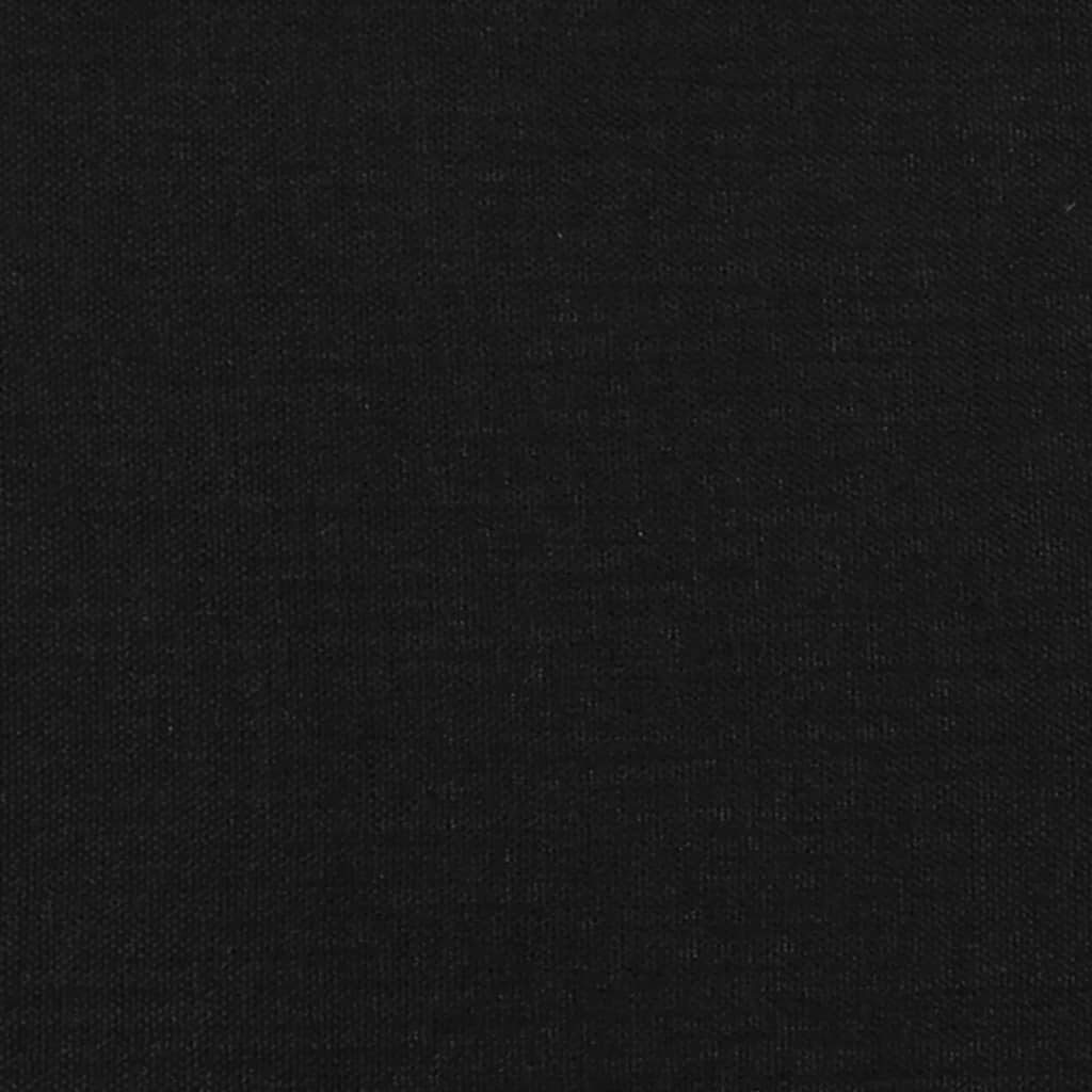 Boxspring-sengeramme boksfjær svart 180x200 cm Super King stoff
