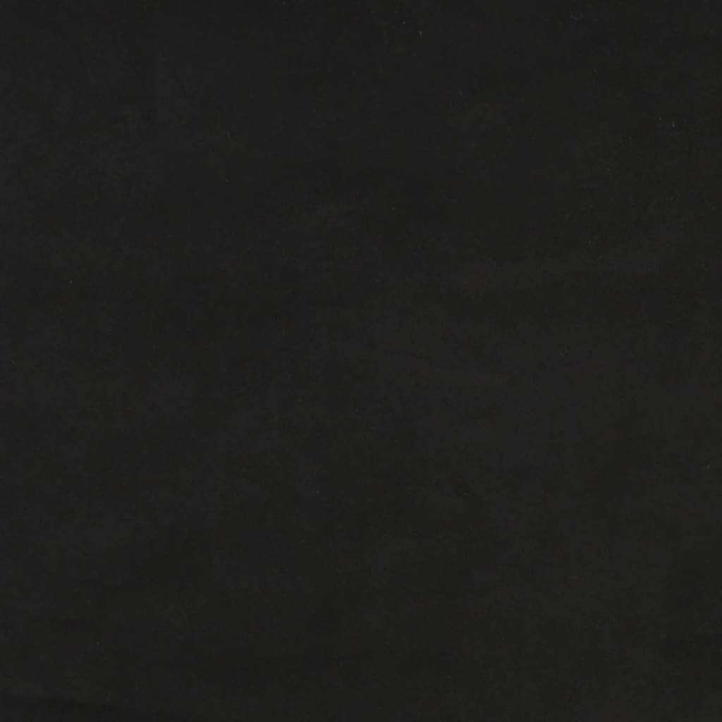 Boxspring-sengeramme svart 180x200 cm Super King fløyel