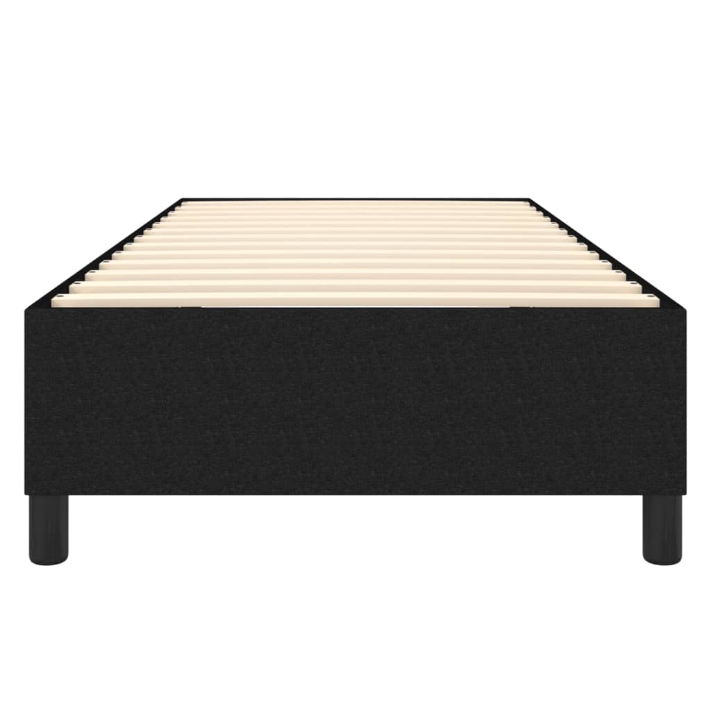 Boxspring-sengeramme svart 90x190 cm Single stoff