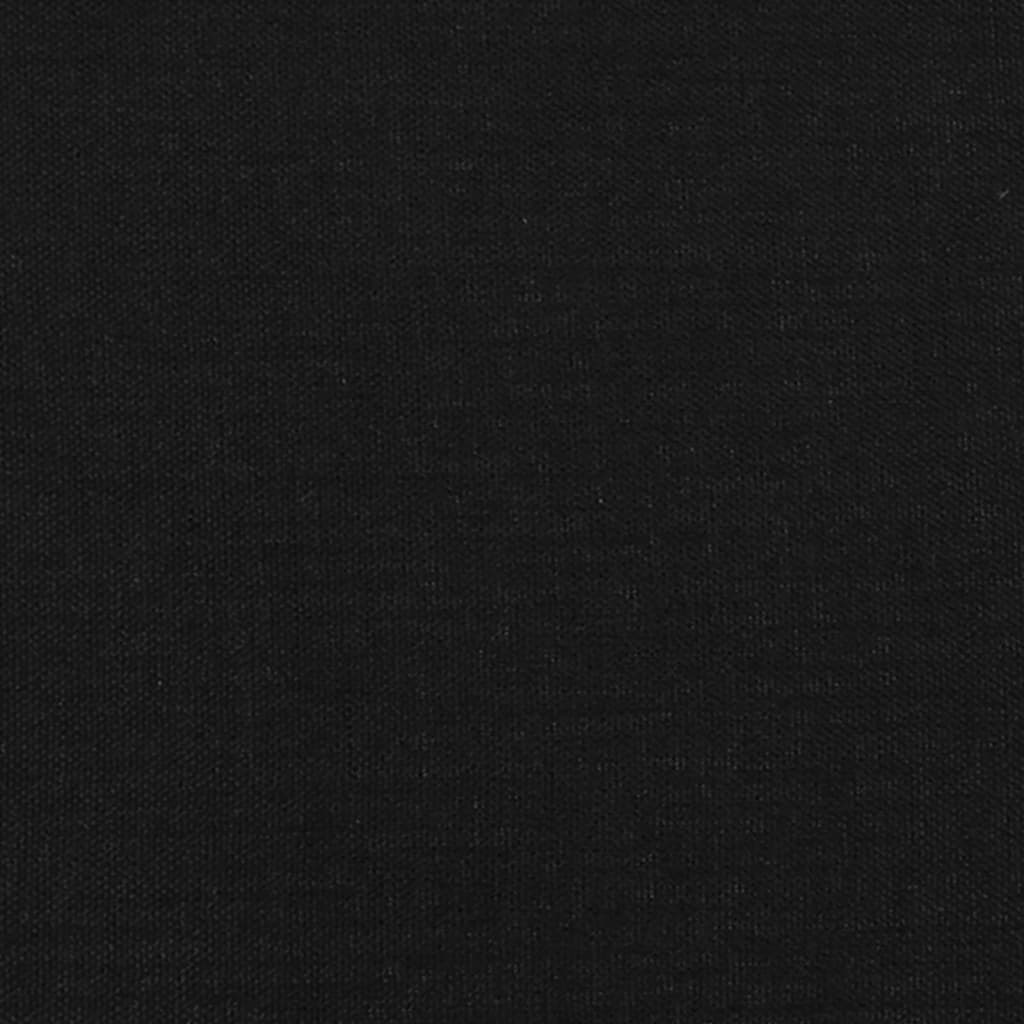 Boxspring-sengeramme boksfjær svart 180x200 cm Super King stoff