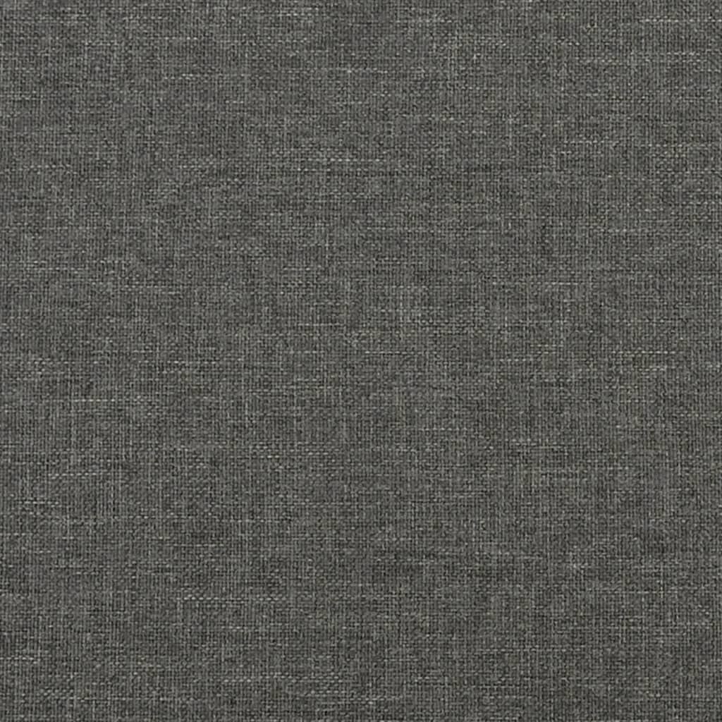 Boxspring-sengeramme mørkegrå 90x190 cm Single stoff