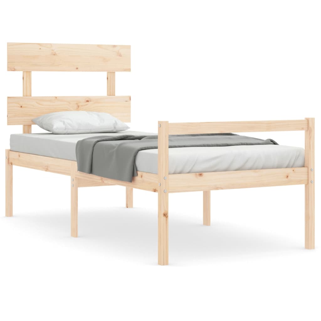 Seniorseng med hodegavl 90x200 cm heltre